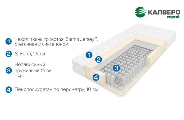 Матрас ирис калверо сарма